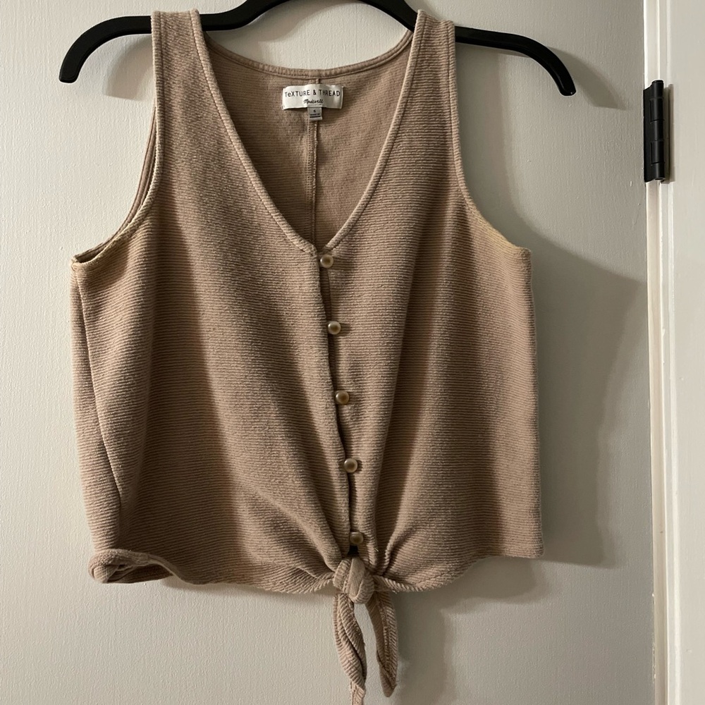Texture & Thread crop tank